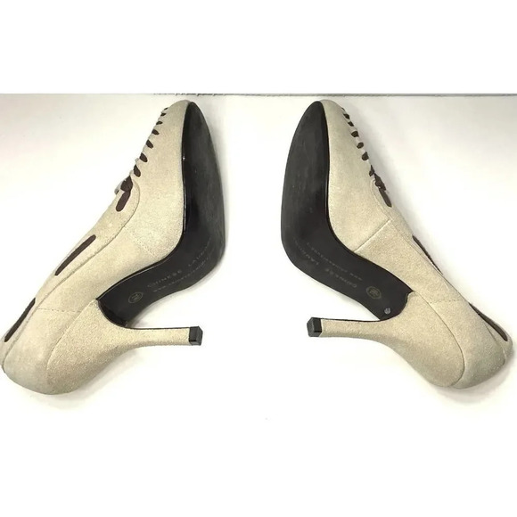 Chinese Laundry Stone Suede Cammie Moccasin Pumps Heels​ - Picture 4 of 5